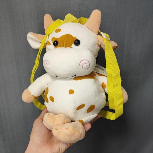 Мягкая игрушка Коровка рюкзак