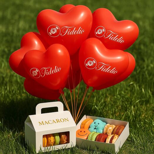 Макаронсы и шарики